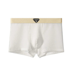 Cleo Men's Trunk Underwear | Cooling Gel Silk, Breathable Honeycomb Texture