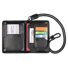 CompassSlim Leather Travel Wallet | Passport Holder for Cards, Tickets & ID