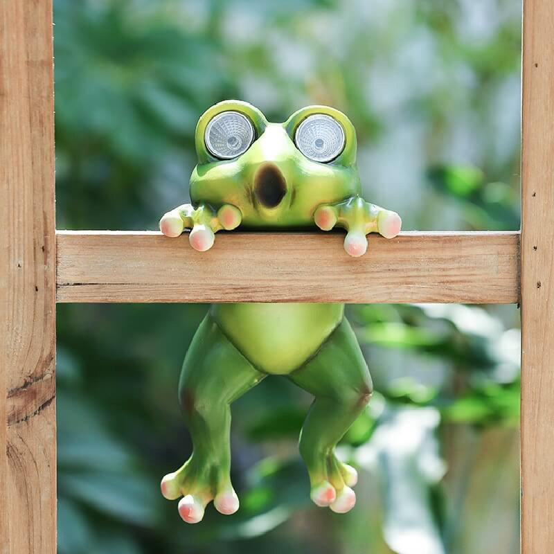 Solar Resin Memes Animal Outdoor Fence Decorative Light