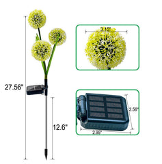 Solar Dandelion LED Outdoor Garden Decorative Ground Insert Path Light