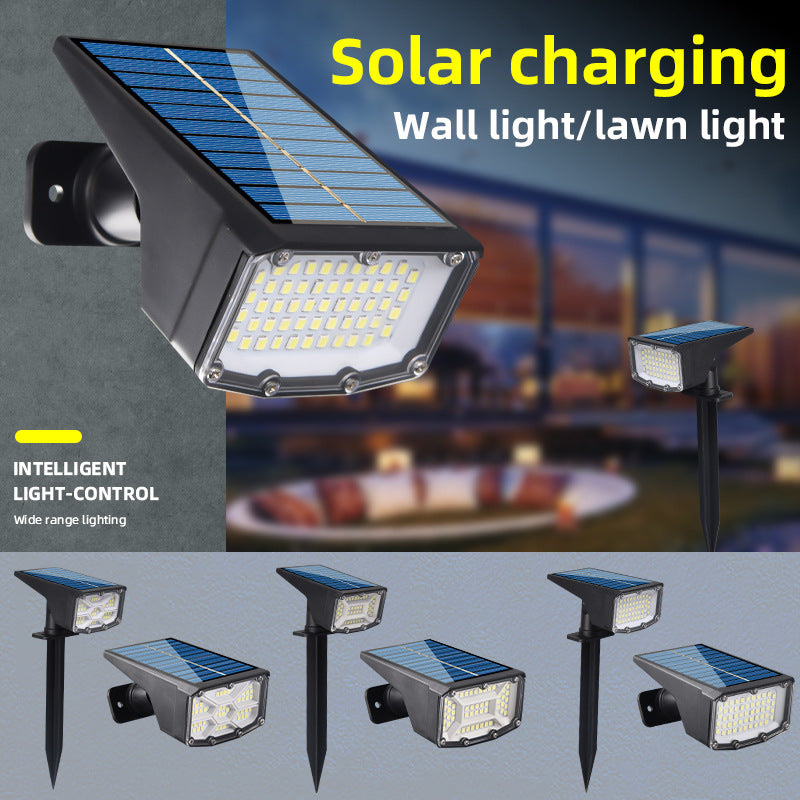 Foco solar para exteriores, superbrillante, resistente al agua, para insertar en el suelo, luz para césped, luz para paisaje 