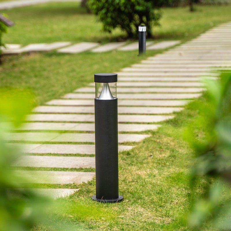 Contemporary Industrial Aluminum Column LED Waterproof Lawn Landscape Light For Garden