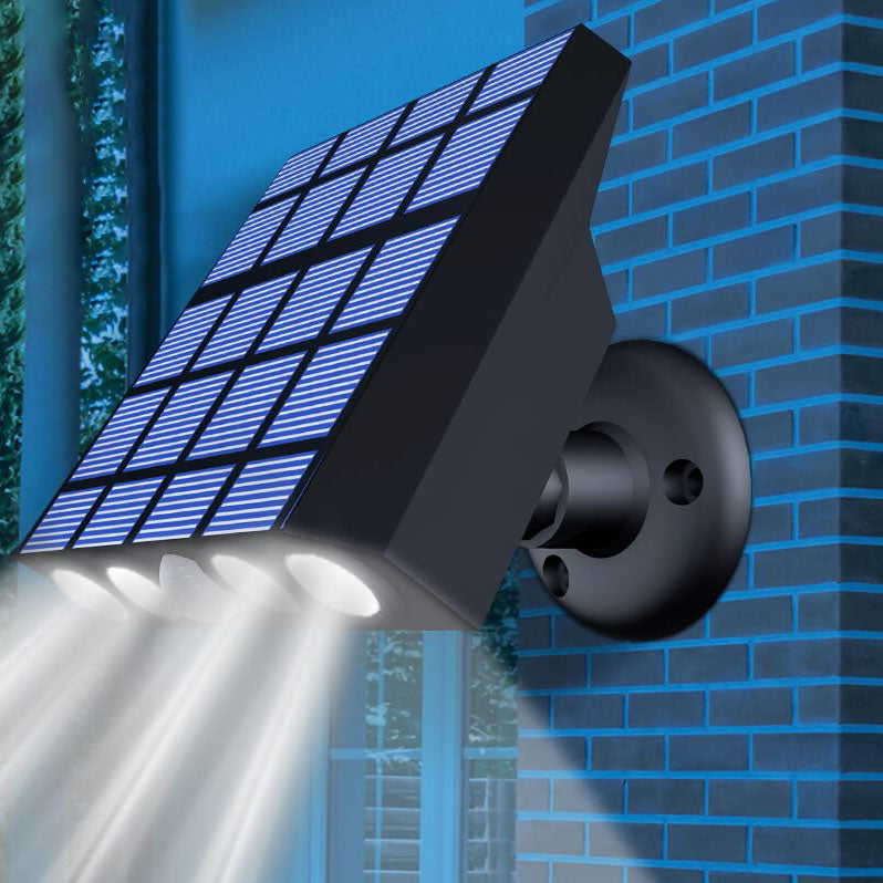 Modern Solar Human Sensor Waterproof Outdoor LED Wall Light