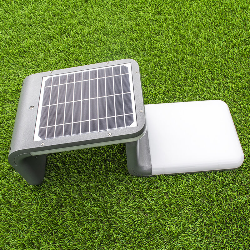 Lámpara de pared solar para jardín al aire libre con sensor humano, moderna, de aluminio, resistente al agua 