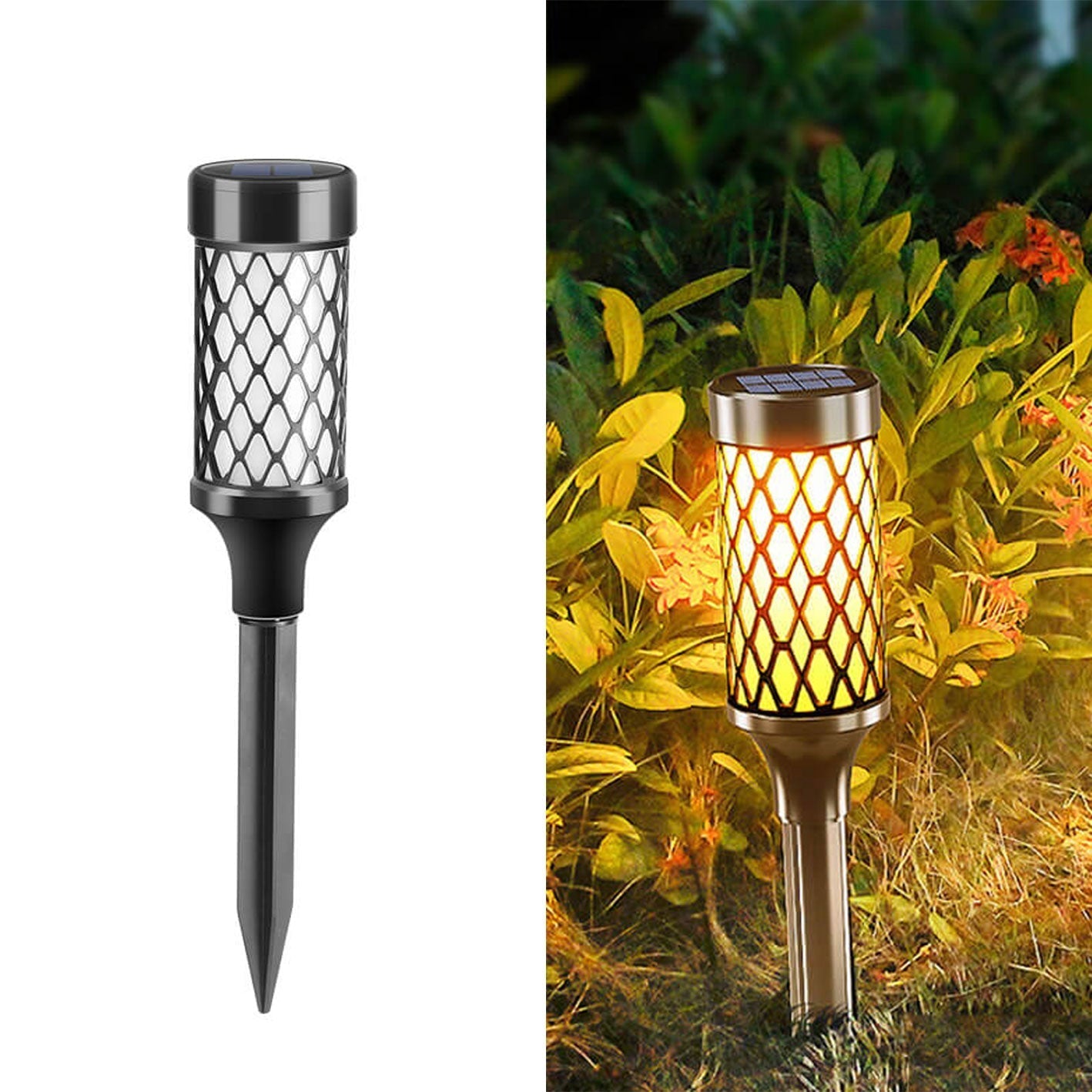 Solar Column Lawn Garden Decorative LED Path Lamp