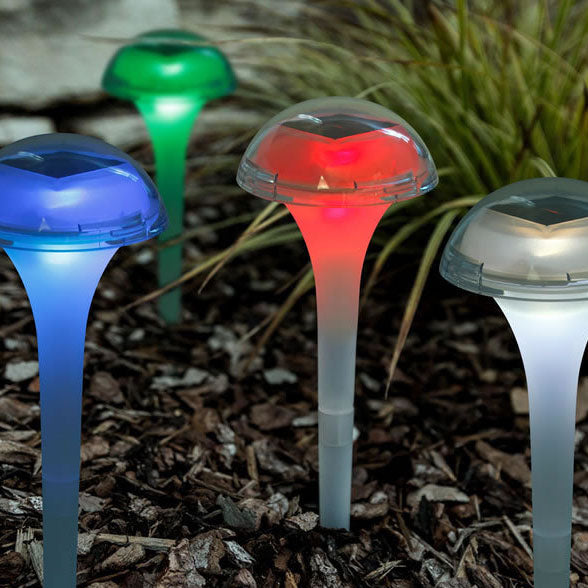 Luz LED de inducción con control solar para medusas para exteriores, luz de jardín para paisaje 