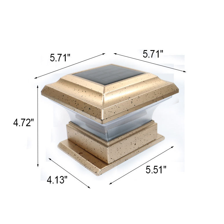 Columna de luz solar para exteriores, luz inteligente para vallas, luz decorativa para paisaje 