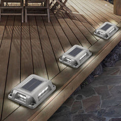 Outdoor Rectangular Pressure-Resistant Waterproof Aluminum Alloy LED Garden Step Buried Light