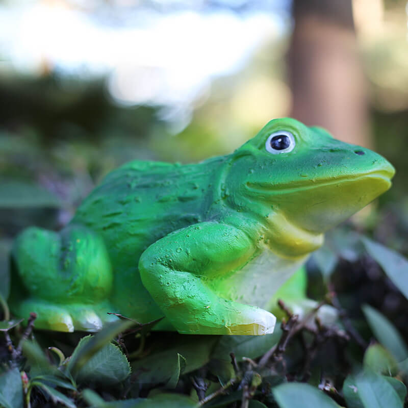 Lampe de jardin à LED solaire en résine en forme d'animal créative et étanche 