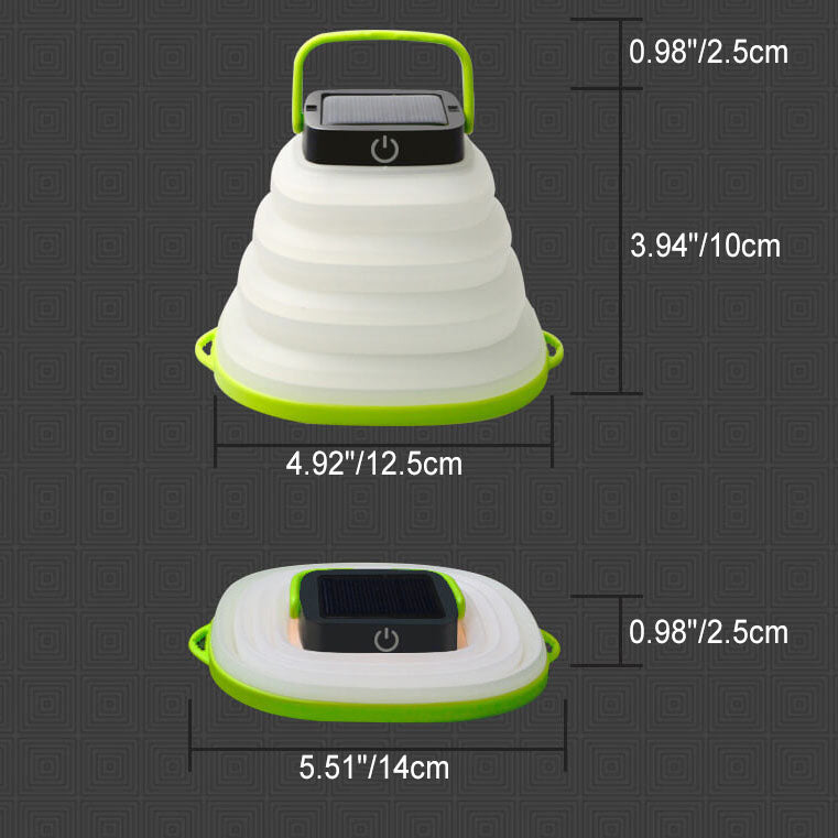 Outdoor Solar Folding Cone Waterproof Camping Outdoor Light