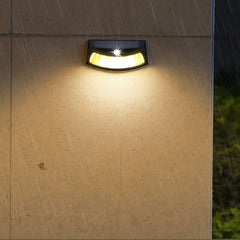 Applique murale LED solaire d'extérieur étanche à contrôle intelligent de la lumière moderne pour patio 