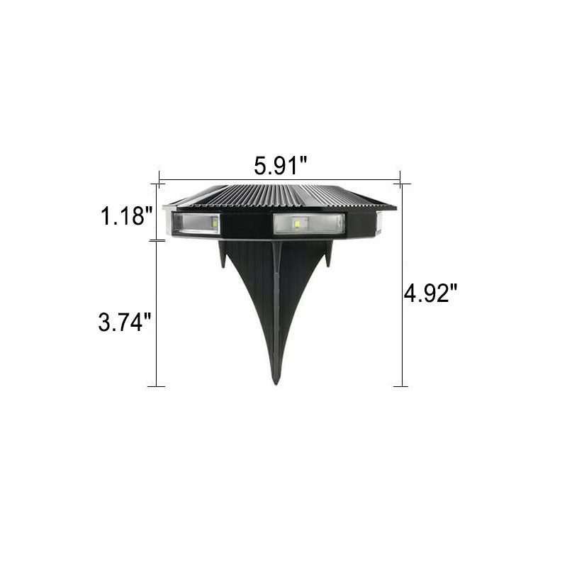 Modern Solar Outdoor Lawn LED Garden Ground Insert Landscape Light