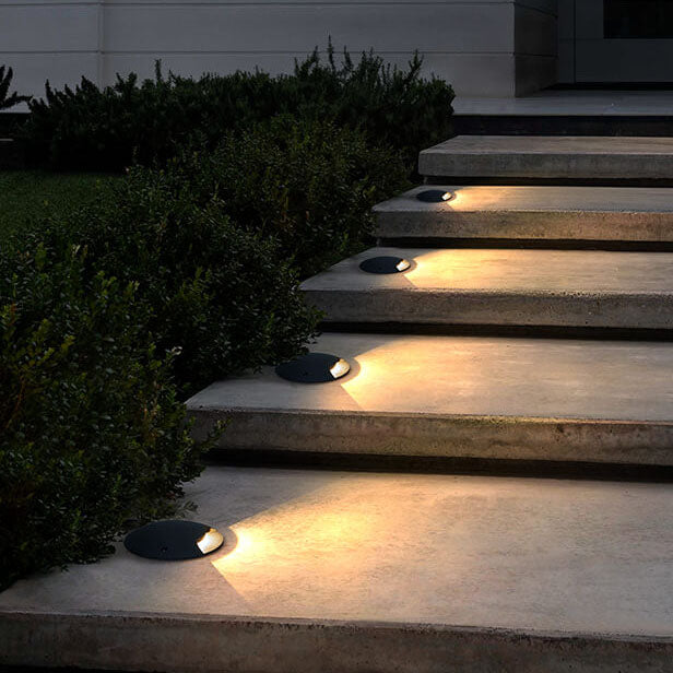 Lámpara LED minimalista moderna impermeable para exteriores, luz de suelo para paisaje 