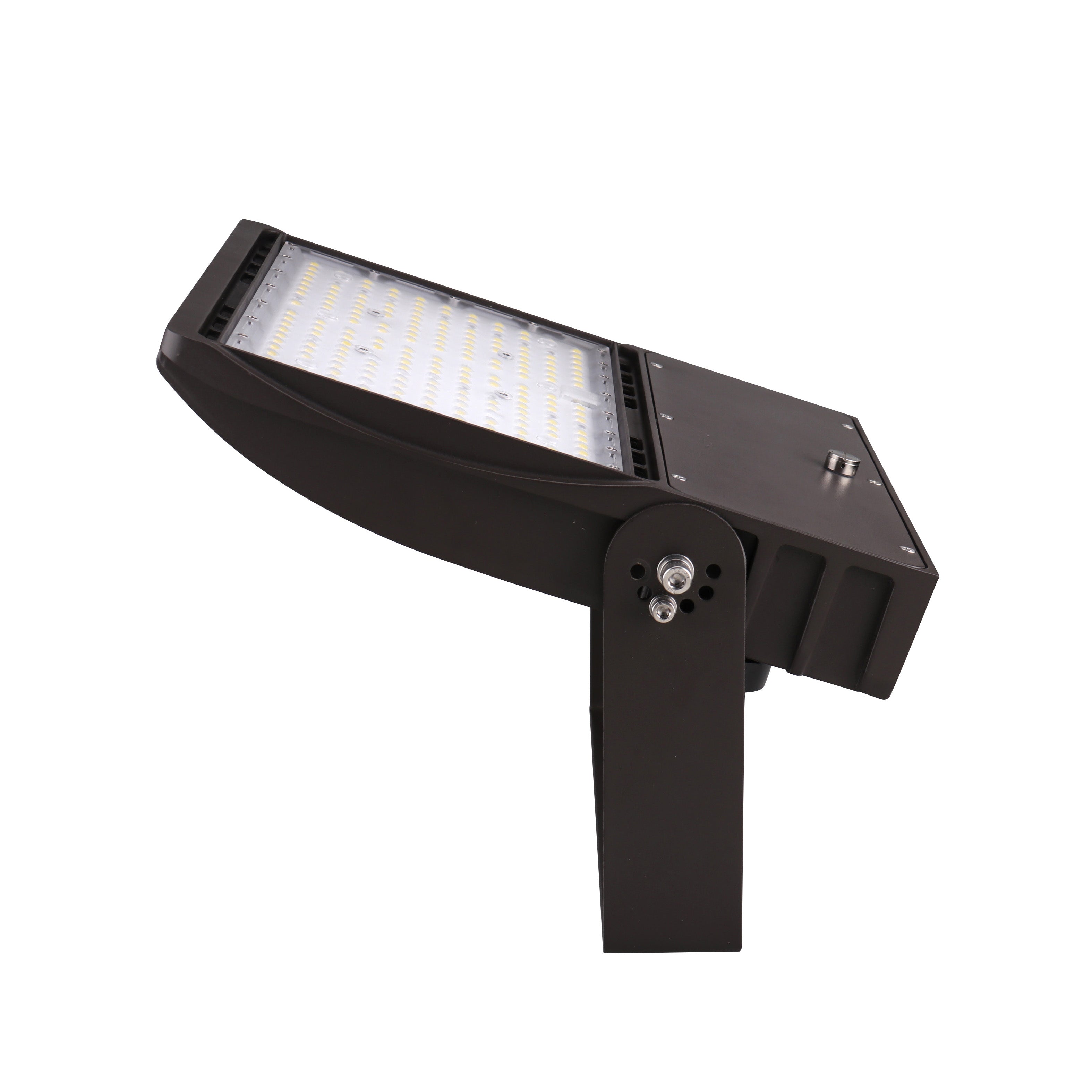 Foco LED de 150 vatios, 5700 K, CA 120-277 V, bronce, regulable, iluminación exterior, luces de seguridad LED impermeables IP65 para patios, estacionamientos, áreas de juegos y estadios