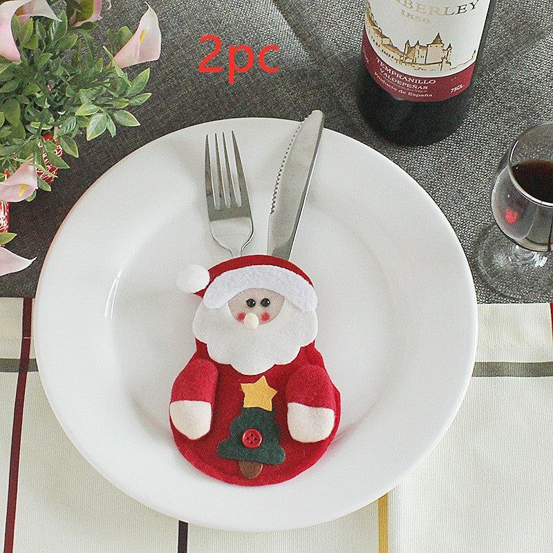 Christmas knife and fork set