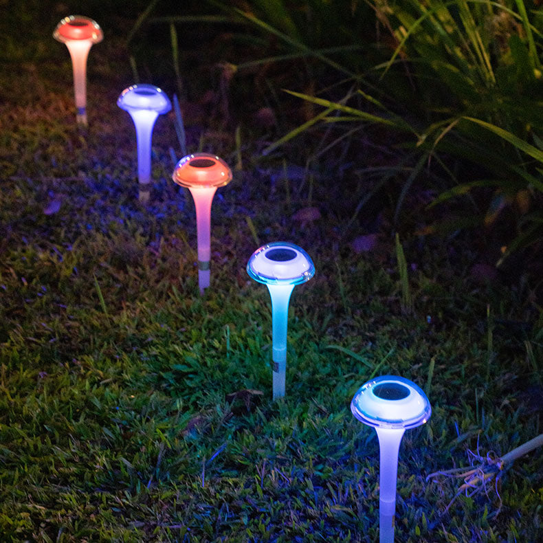 Luz LED de inducción con control solar para medusas para exteriores, luz de jardín para paisaje 