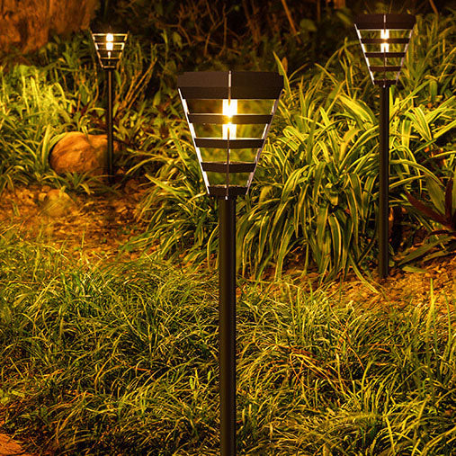 Solar PC Decorative Square LED Outdoor Ground Plug Light