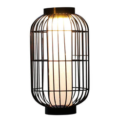 Solar Chinese Striped Lantern Design LED Outdoor Hangable Garden Decorative Light