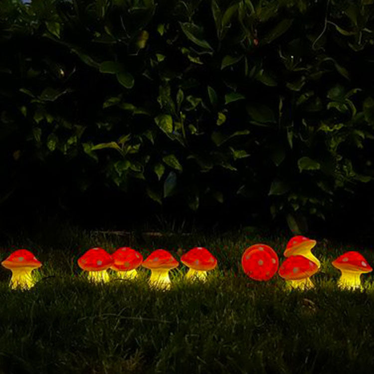 Modern Creative Mushroom Solar LED Outdoor Waterproof Garden Light String