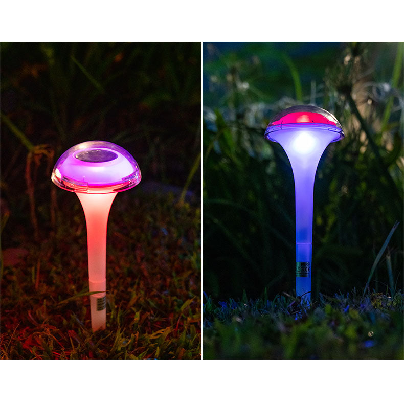 Luz LED de inducción con control solar para medusas para exteriores, luz de jardín para paisaje 