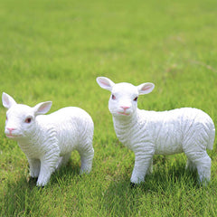 Lamb Garden Resin Statue Decoration