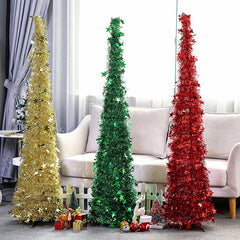 Sapin de Noël artificiel pop-up avec support Magnifique sapin de Noël artificiel pliable pour décorations de Noël