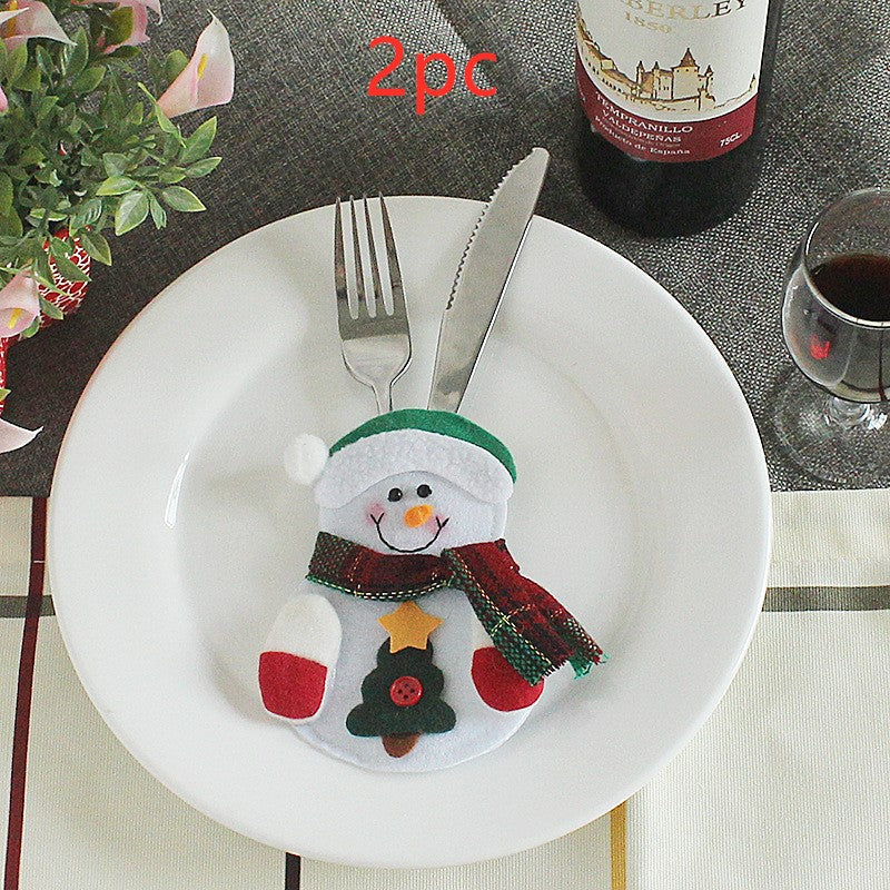 Christmas knife and fork set