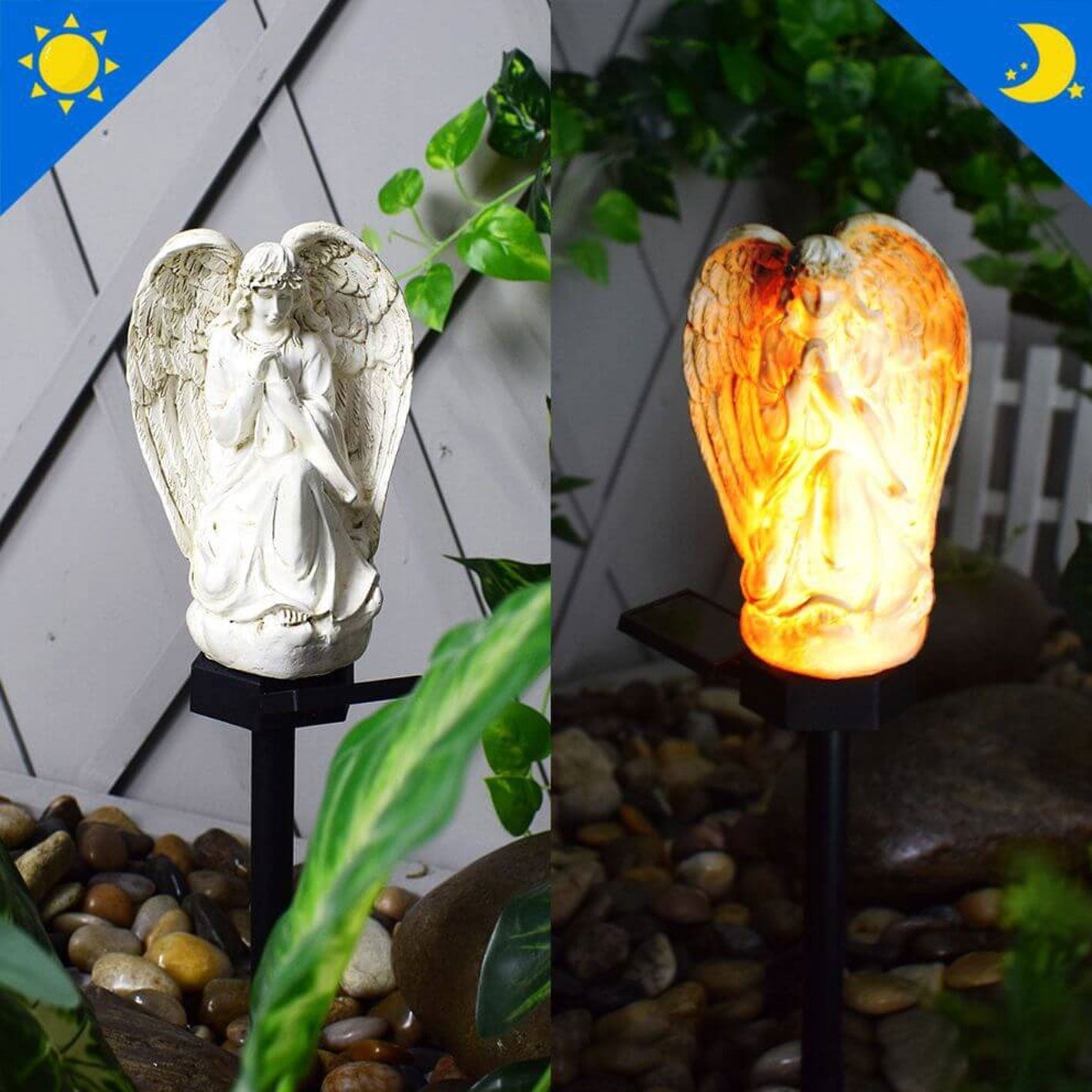 Solar Outdoor Angel Patio Waterproof Lawn Landscape Light