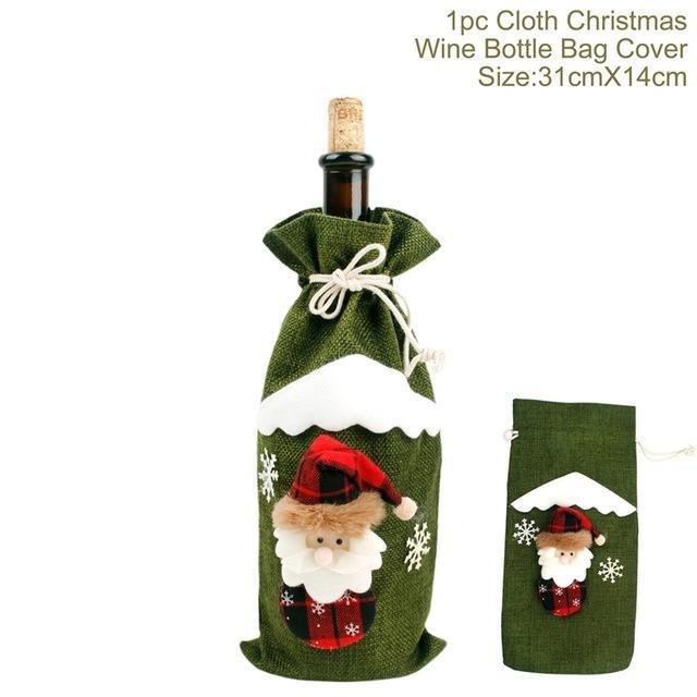 Christmas Decorations Christmas Wine Bottle Socks