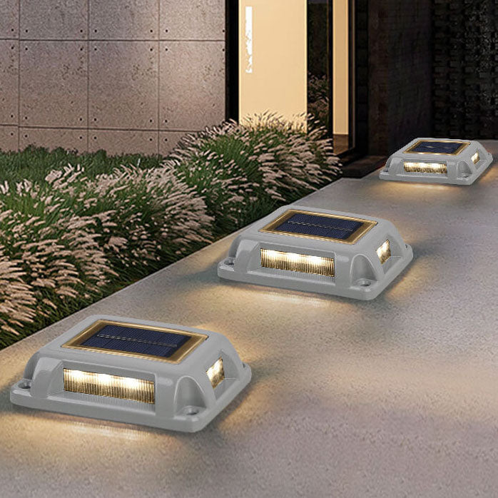 Outdoor Rectangular Pressure-Resistant Waterproof Aluminum Alloy LED Garden Step Buried Light