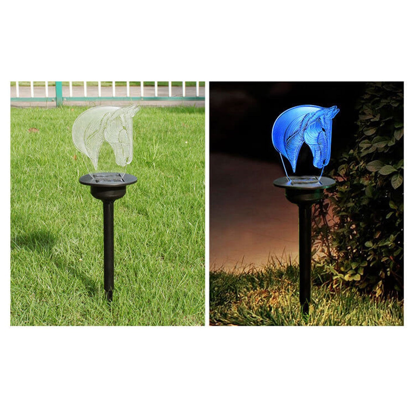 Lampe de paysage décorative en acrylique à LED pour jardin et pelouse 