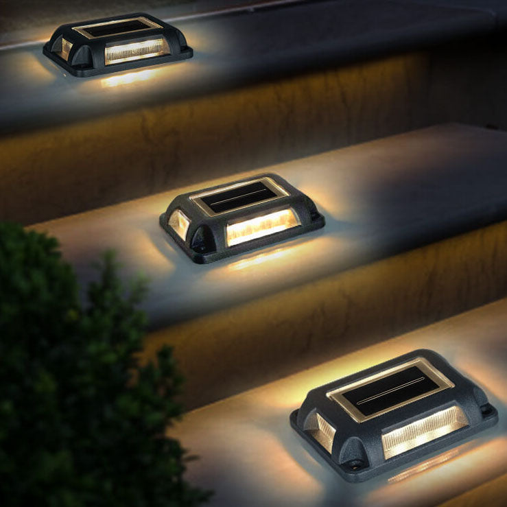 Outdoor Rectangular Pressure-Resistant Waterproof Aluminum Alloy LED Garden Step Buried Light