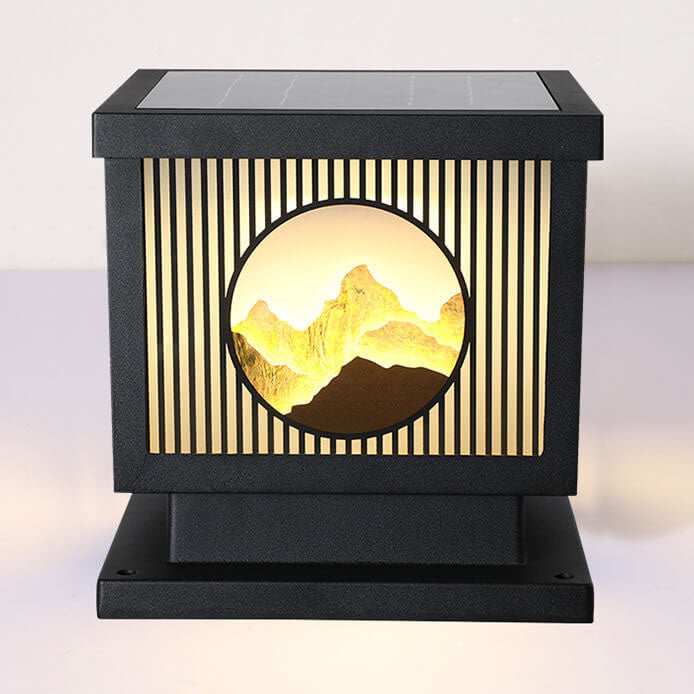 Lampe de paysage solaire chinoise à LED pour jardin, éclairage d'extérieur étanche 