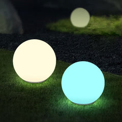 Solar Waterproof PE Spherical LED Outdoor Decorative Lawn Light