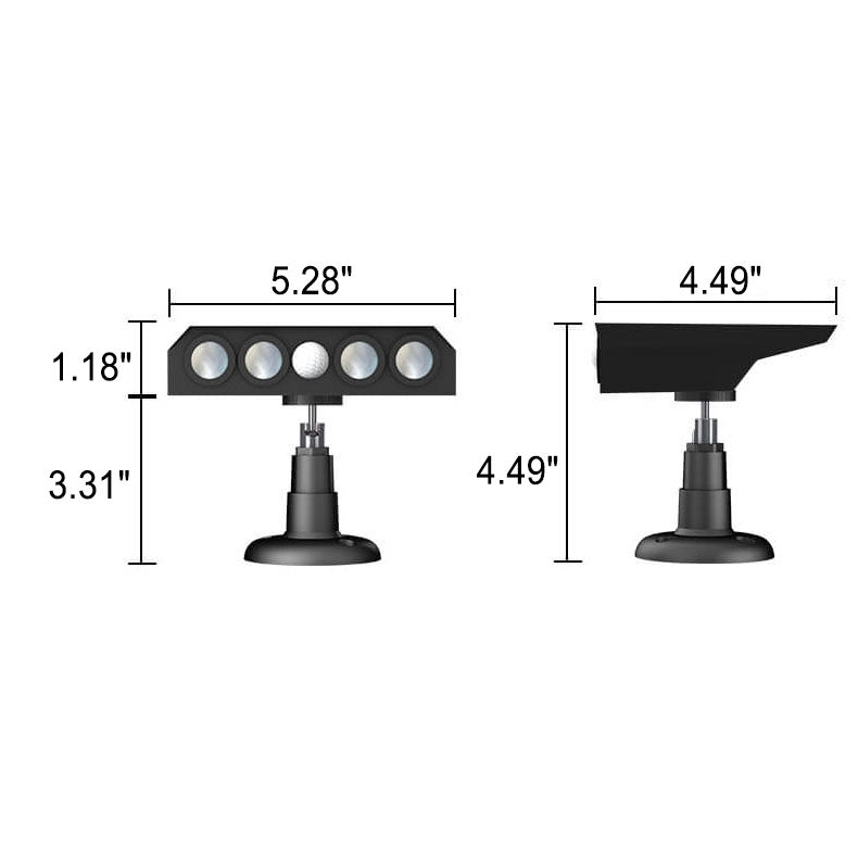 Modern Solar Human Sensor Waterproof Outdoor LED Wall Light