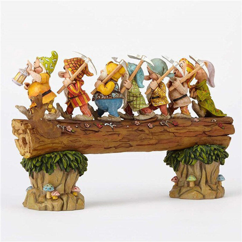 Resin Seven Dwarfs Resin Gnome Garden Decoration Garden