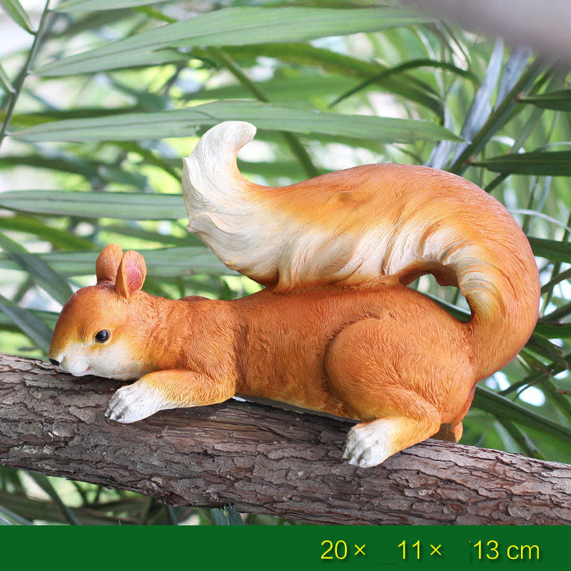 Creative Garden Resin Squirrel Ornaments