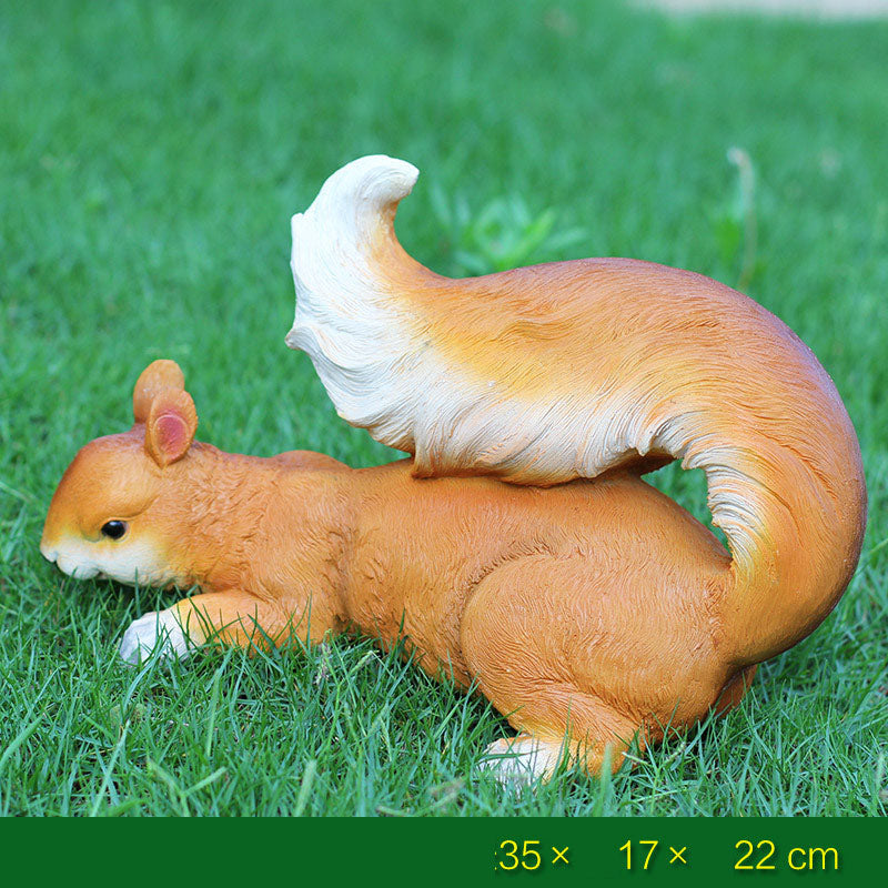 Creative Garden Resin Squirrel Ornaments