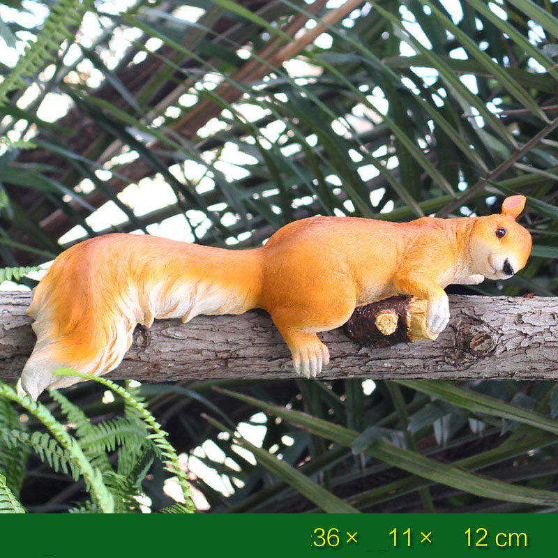 Creative Garden Resin Squirrel Ornaments