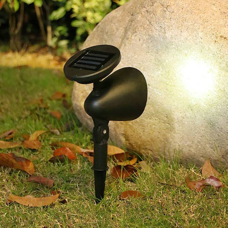 Modern Polysilicon Solar Outdoor Lawn LED Garden Ground Insert Landscape Light