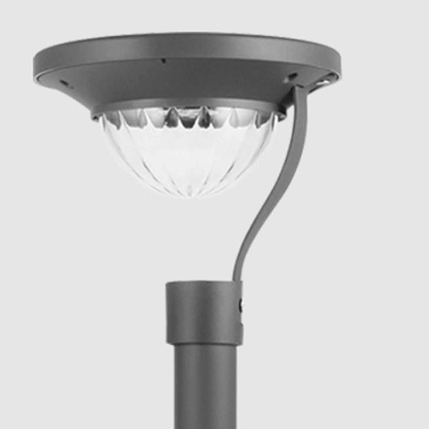 Lámpara solar LED impermeable de doble uso para jardín, moderna, de piso a techo, para exteriores 