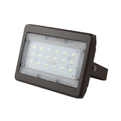 Projecteur LED d'extérieur 30 W, 5 700 K, 3 750 lm, super lumineux, bronze, support en U, éclairage de sécurité étanche pour jardin, porche, cour, pelouse