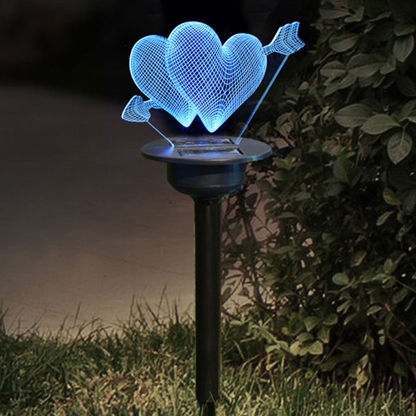 Lampe de paysage décorative en acrylique à LED pour jardin et pelouse 