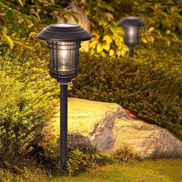 Solar Outdoor Waterproof Stainless Steel LED Outdoor Lawn Decorative Ground Plug Light