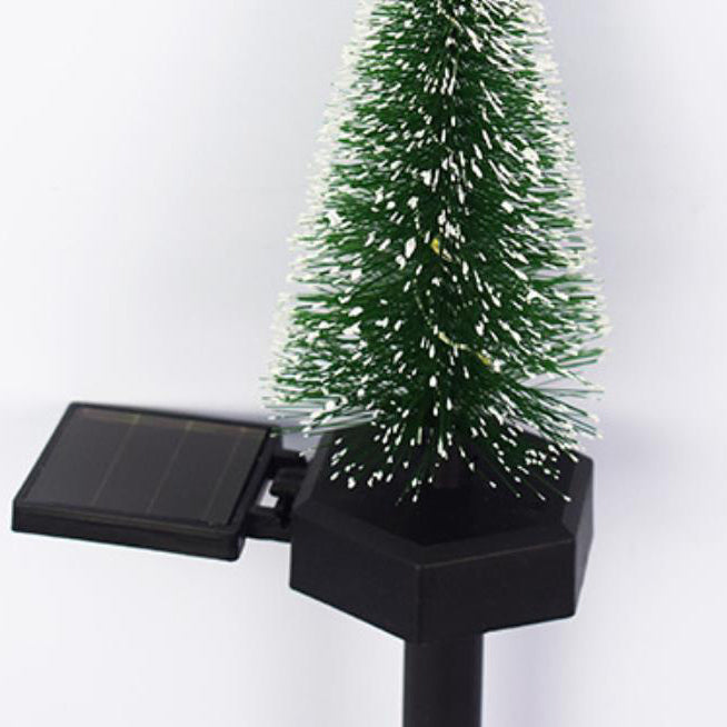 Décoration de pelouse moderne pour sapin de Noël solaire 