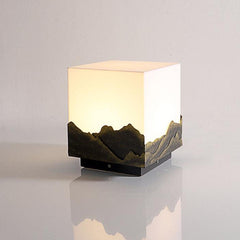 Lampe de paysage solaire carrée moderne chinoise pour l'extérieur, éclairage de paysage étanche 