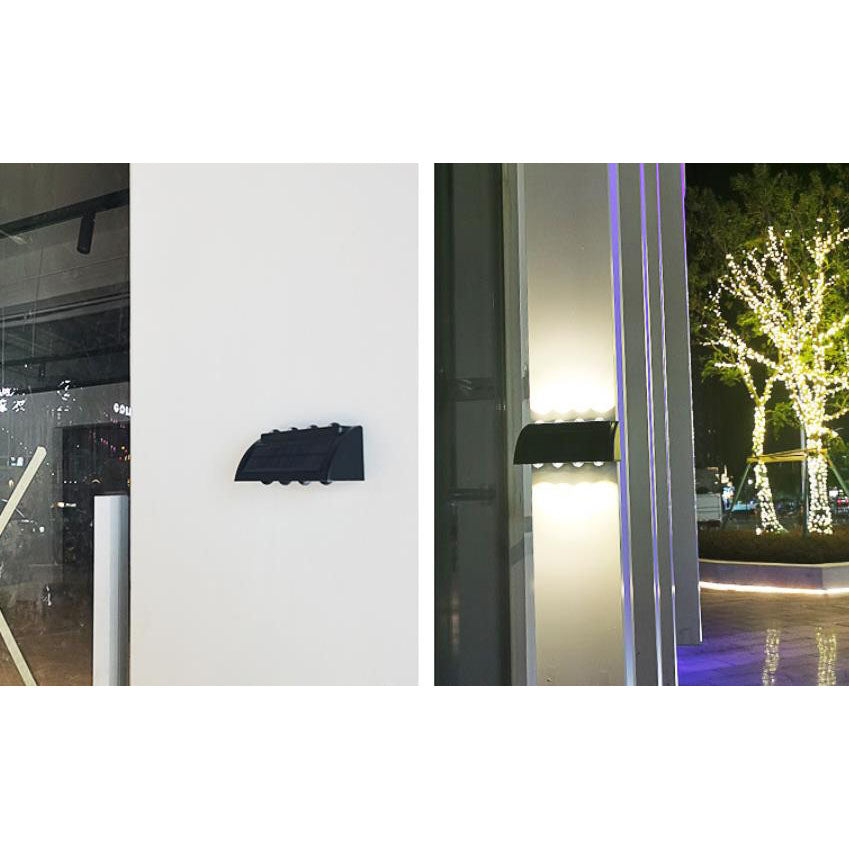 Modern Solar LED Outdoor Waterproof Garden Wall Sconce Lamp