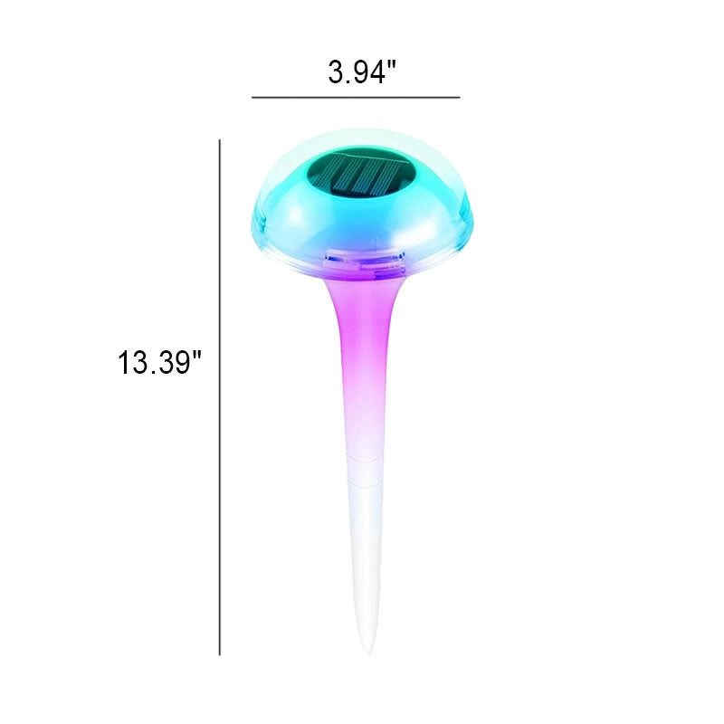 Luz LED de inducción con control solar para medusas para exteriores, luz de jardín para paisaje 