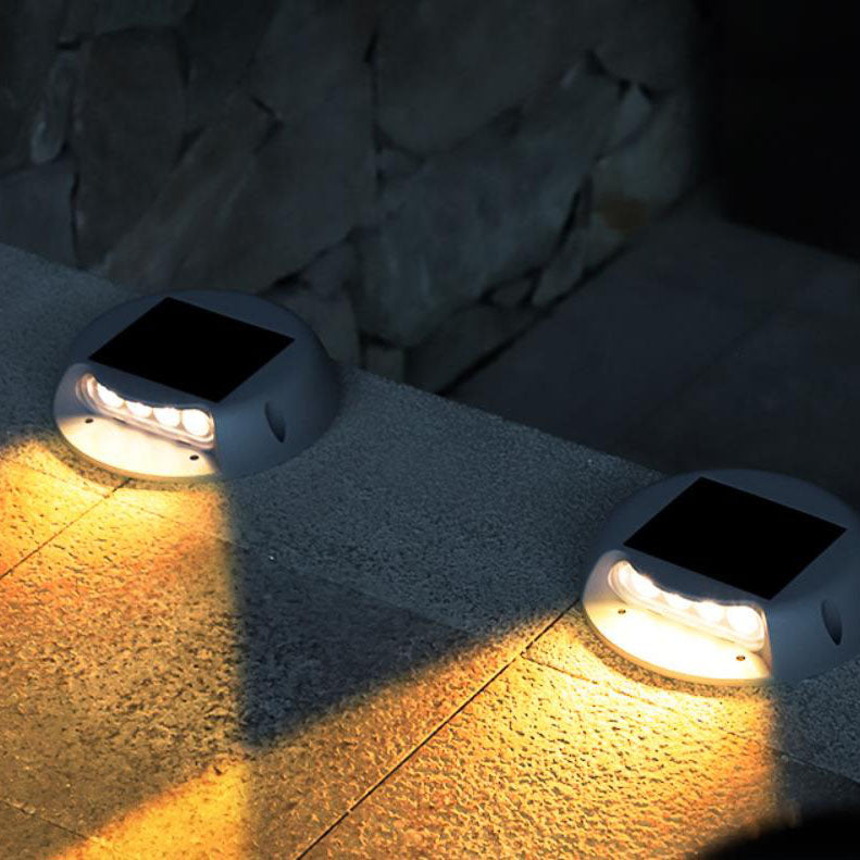 Modern Round Solar Waterproof Outdoor Garden LED Buried Walkway Light