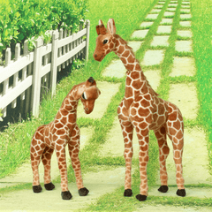 Grande poupée girafe en peluche géante de 60 cm, jouet doux pour enfants